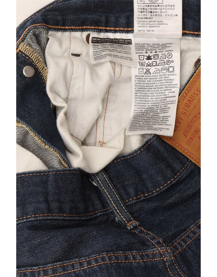 Męskie jeansy Levi's 501 Straight W31 L30 Niebieskie bawełniane