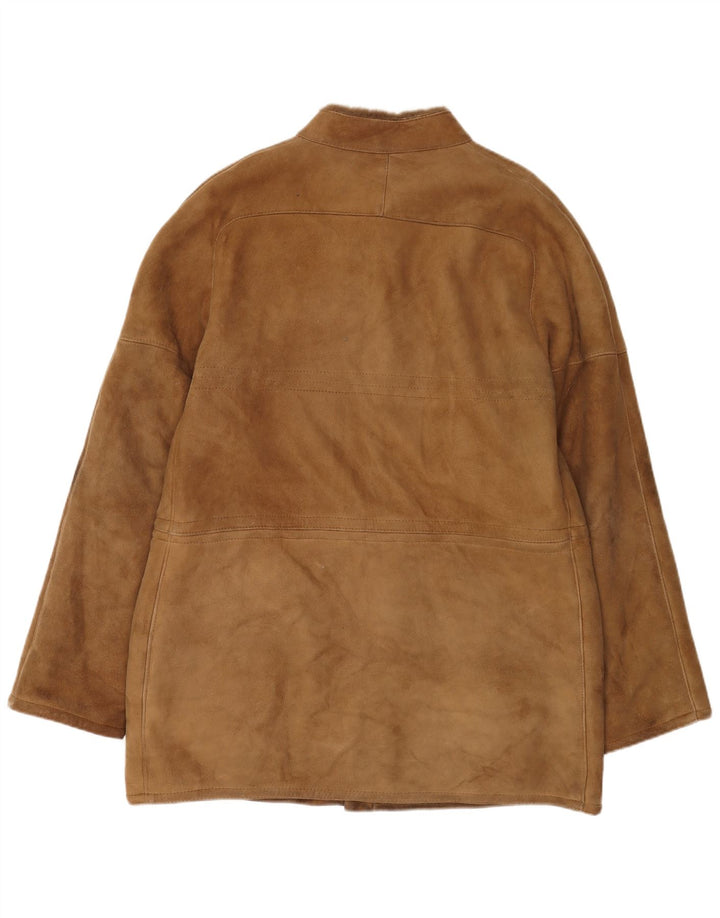 Płaszcz męski w stylu vintage IT 54 2XL beżowy