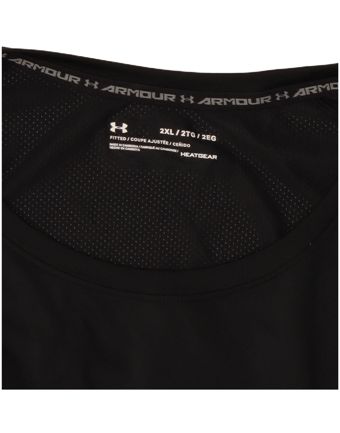 Męski top Under Armour Heat Gear z długim rękawem 2XL w kolorze czarnym