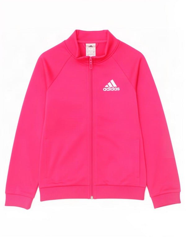Kurtka dresowa Adidas Dziewczęca Top 9-10 Lat Różowy Poliester