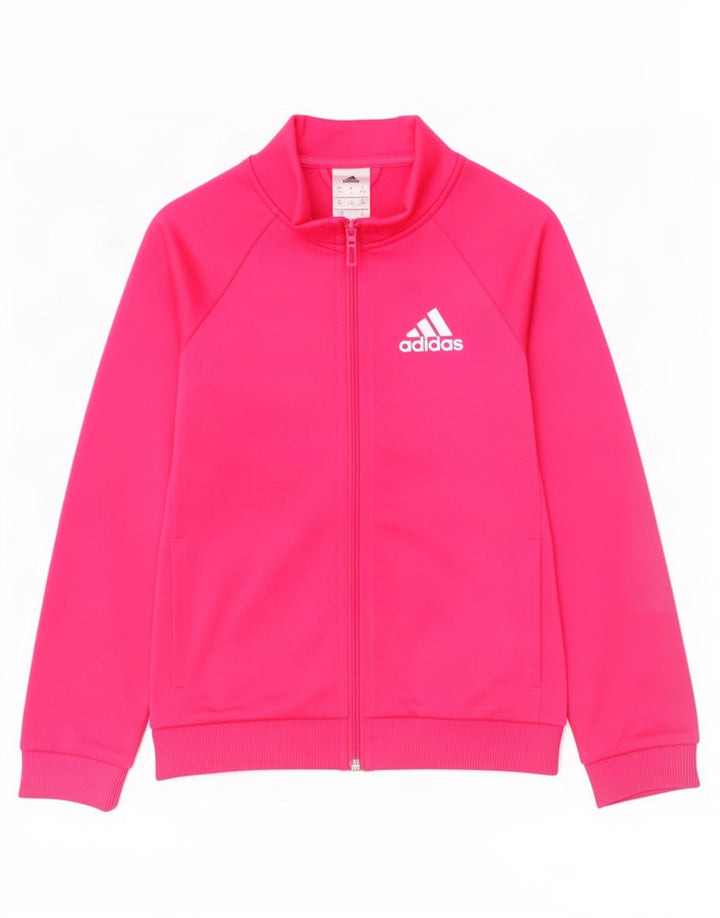 Kurtka dresowa Adidas Dziewczęca Top 9-10 Lat Różowy Poliester