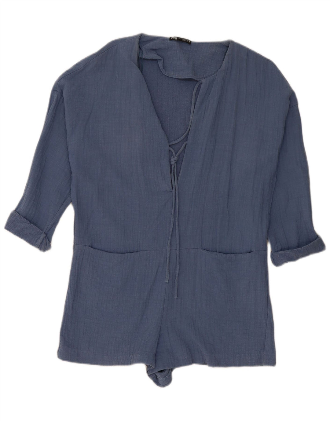 Damski kombinezon oversize Zara UK 10, mały, niebieski