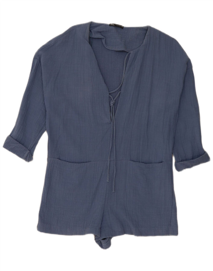 Damski kombinezon oversize Zara UK 10, mały, niebieski