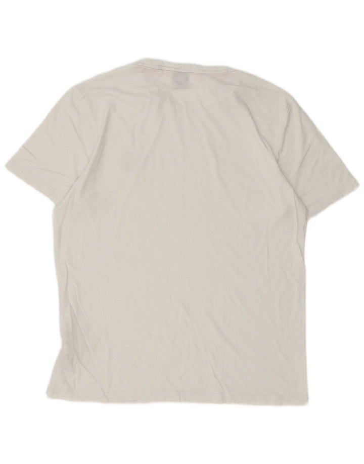 T-shirt męski Hugo Boss, mały, biały, bawełniany