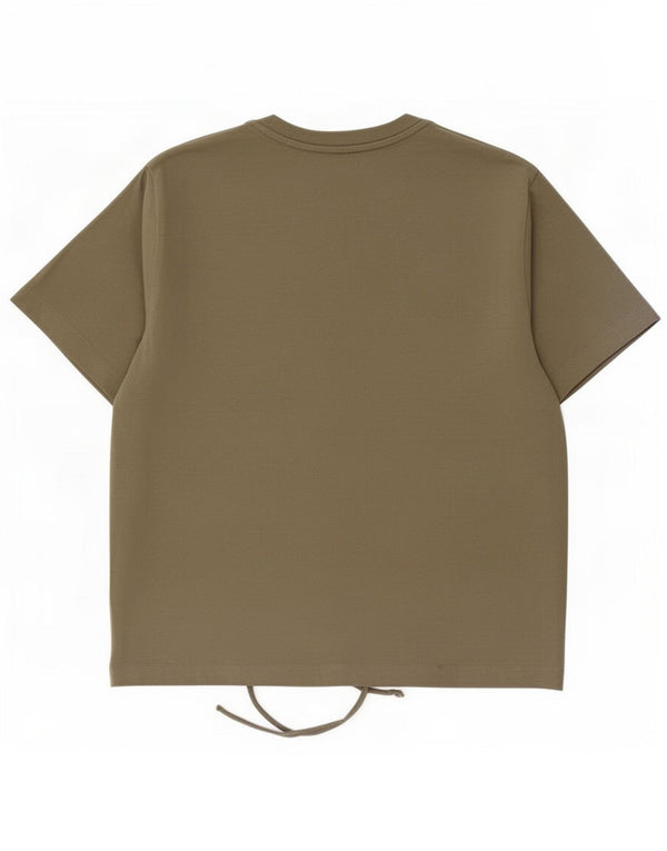 T-shirt damski French Connection Top UK 10 Small Khaki Cotton