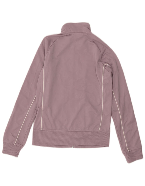 Damska kurtka dresowa ADIDAS UK 12, średnia fioletowa bawełna