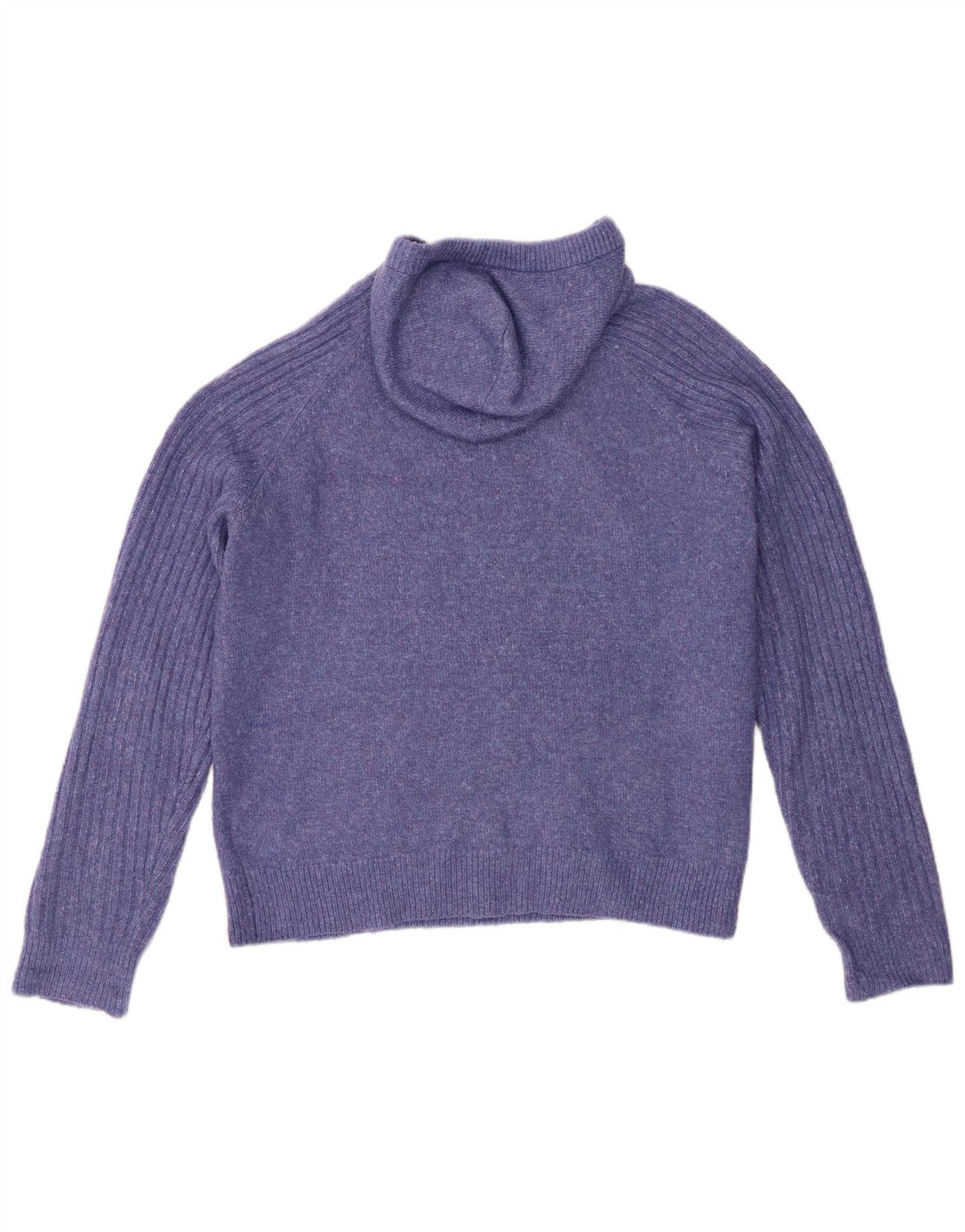 Damski sweter oversize Marks & Spencer z kapturem, UK 14, średni fiolet