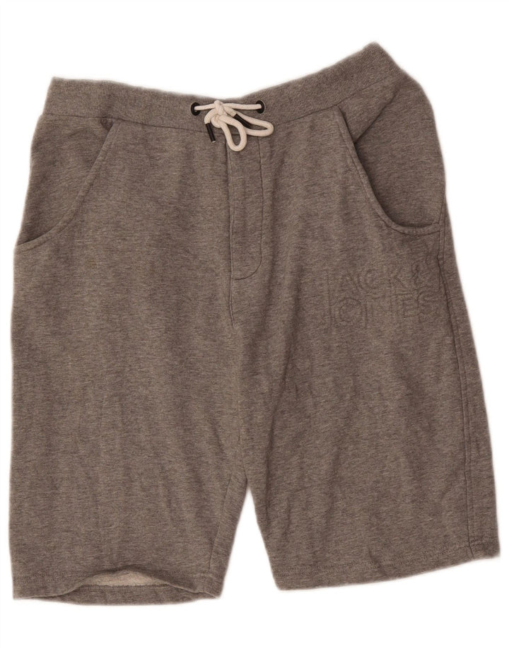 Męskie spodenki sportowe Jack & Jones, duże, szare, bawełniane