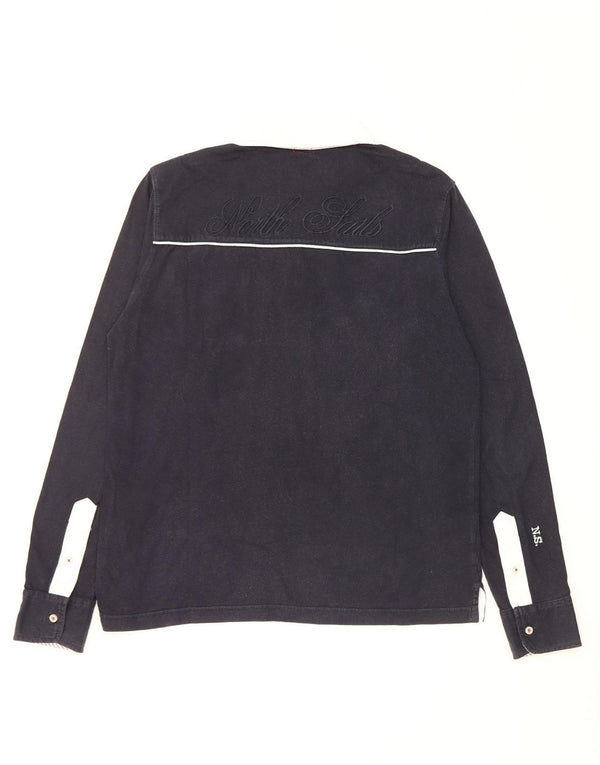 Męska koszulka polo do rugby North Sails z grafiką, w kolorze średniego granatu