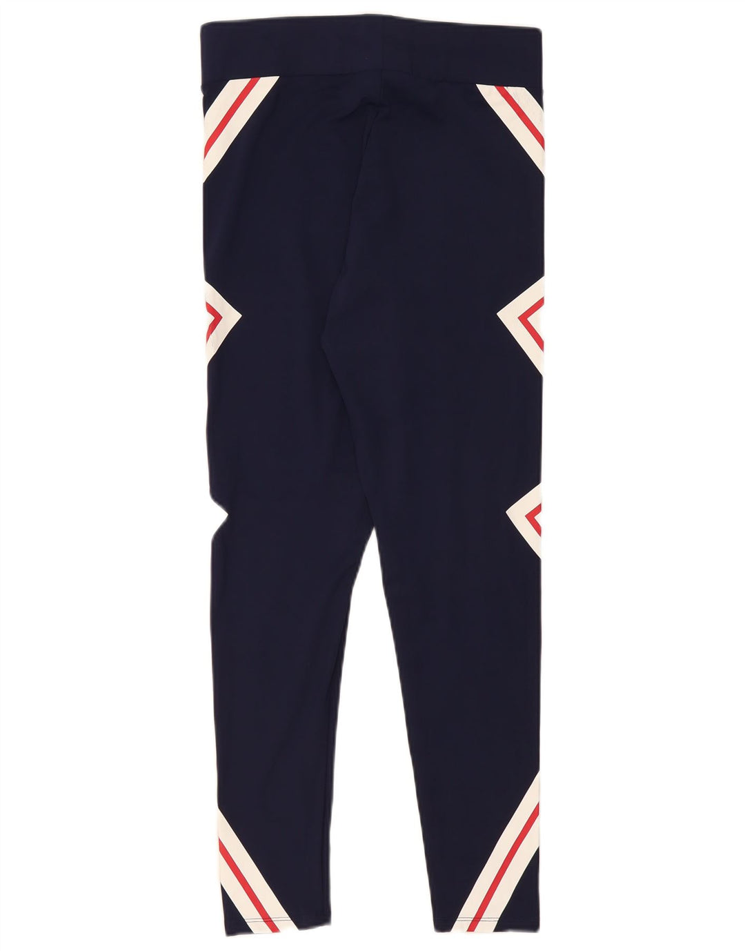 Damskie legginsy Fila Graphic UK 14, duże, granatowe, geometryczne, z poliestru