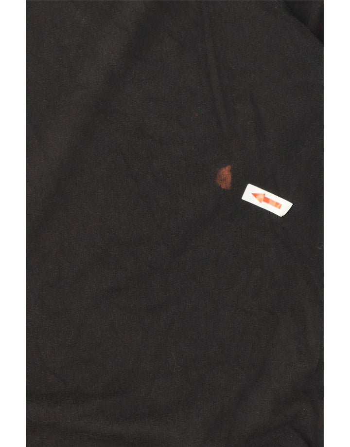 T-shirt męski ADIDAS Top, średni czarny, bawełniany