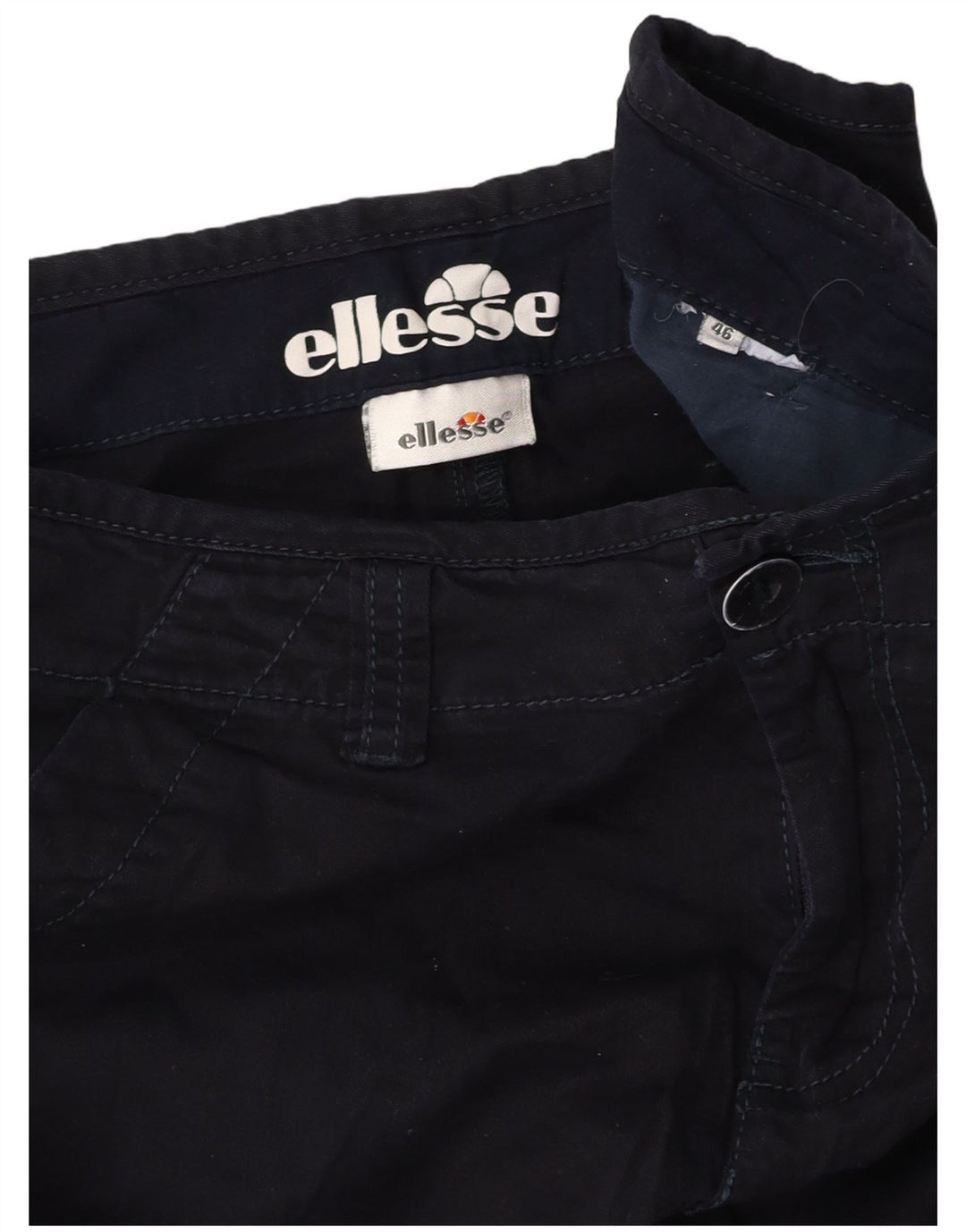 Męskie spodenki chino ELLESSE IT 46 Small W29 granatowe