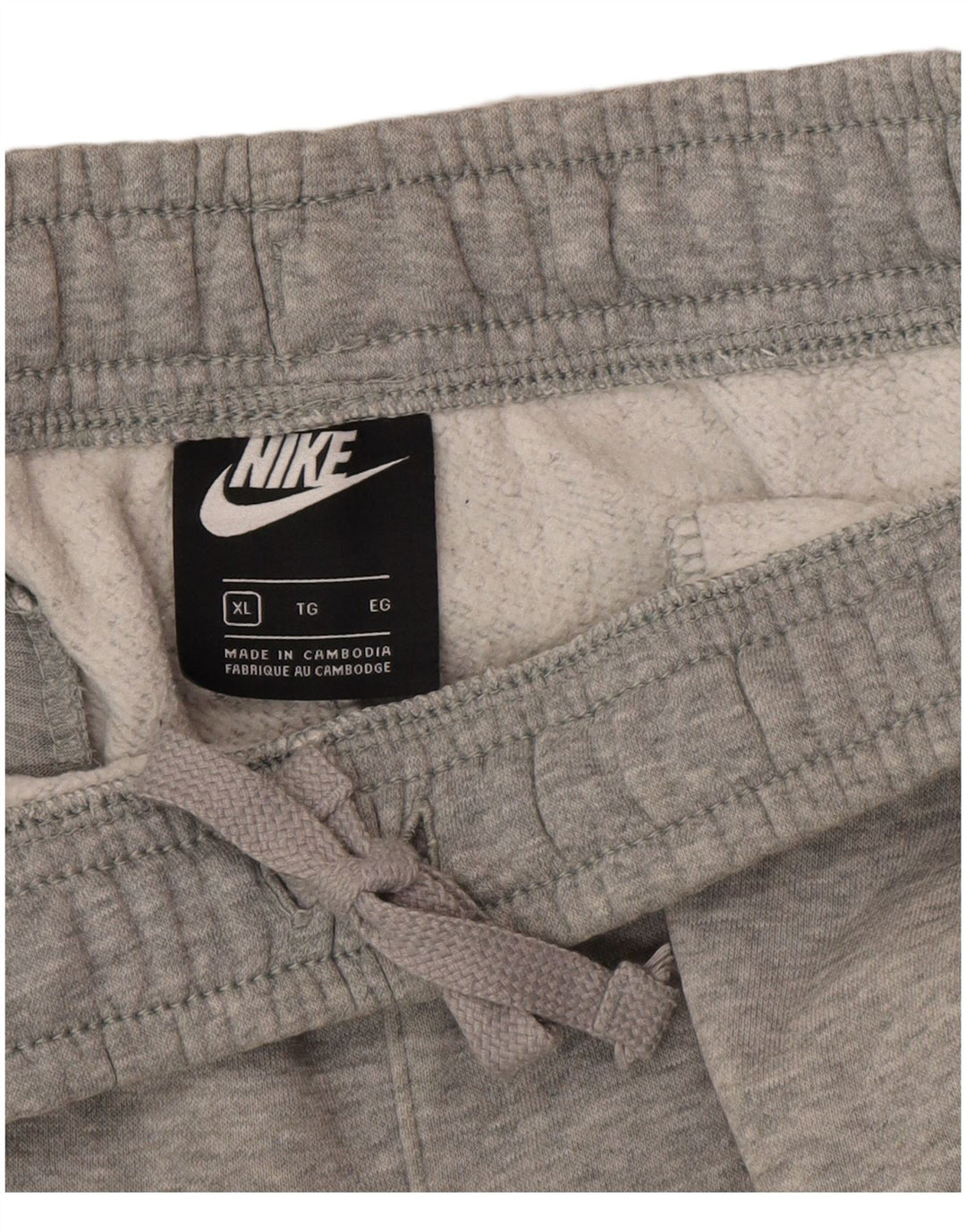 Męskie spodnie dresowe Nike XL, szare, bawełniane