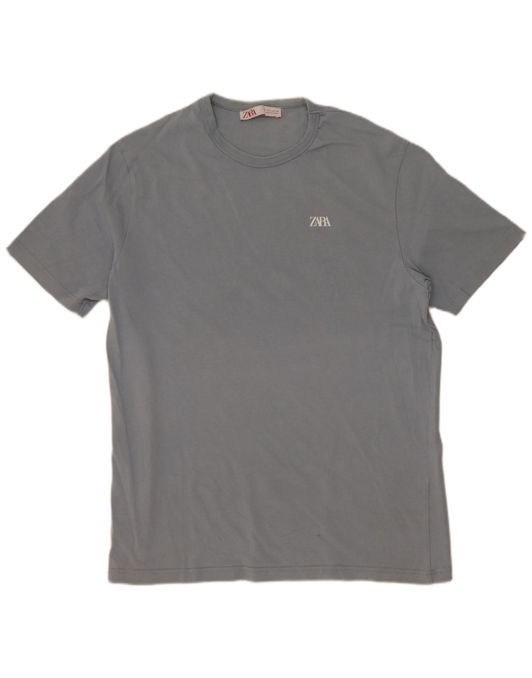 Męski T-shirt Zara, duży, niebieski