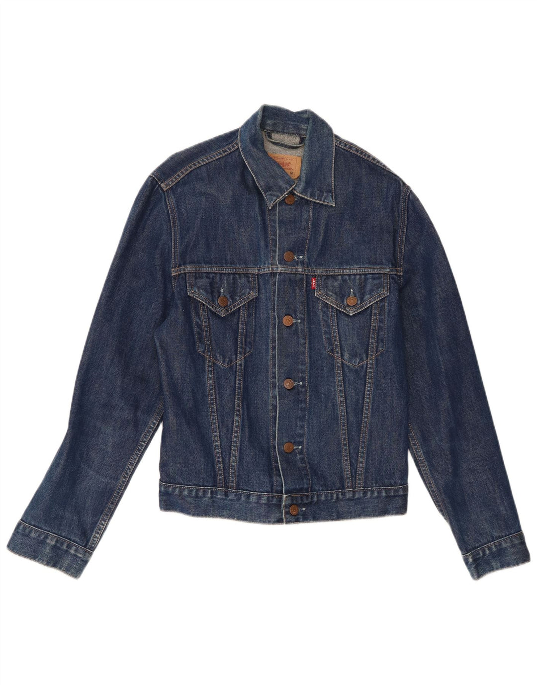 Męska kurtka dżinsowa Levi's UK 38 Średni granatowy, bawełniany