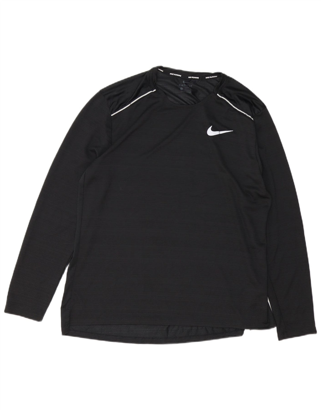 Męska koszulka Nike Dri Fit z długim rękawem XL, czarna, poliestrowa