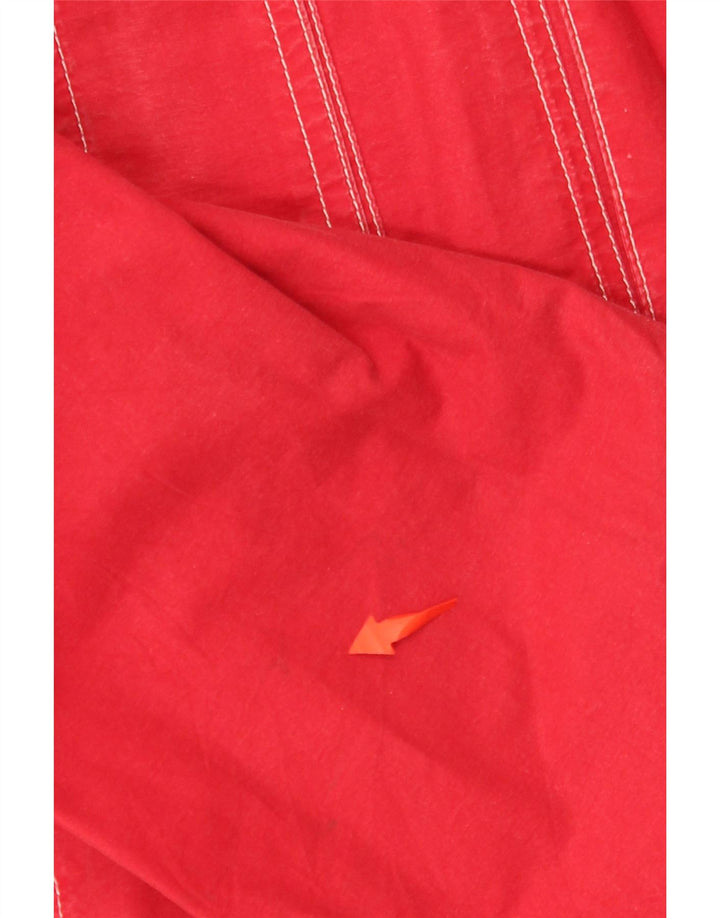 Damska kurtka użytkowa z kapturem MASH, UK 14, średnia czerwona, bawełniana