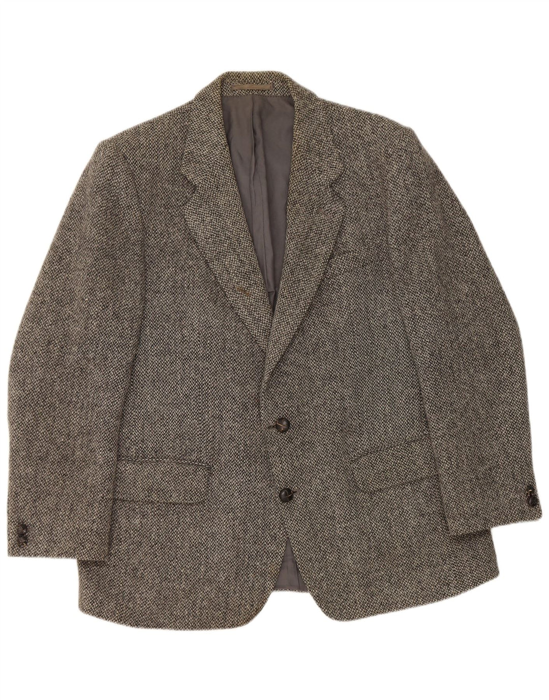 Męska marynarka Centaur Harris Tweed Blazer UK 38 Średnioszara jodełka