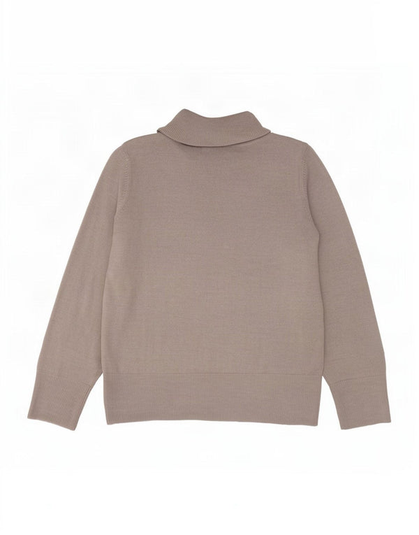 Marks & Spencer Damski sweter z golfem UK 12, średni szary