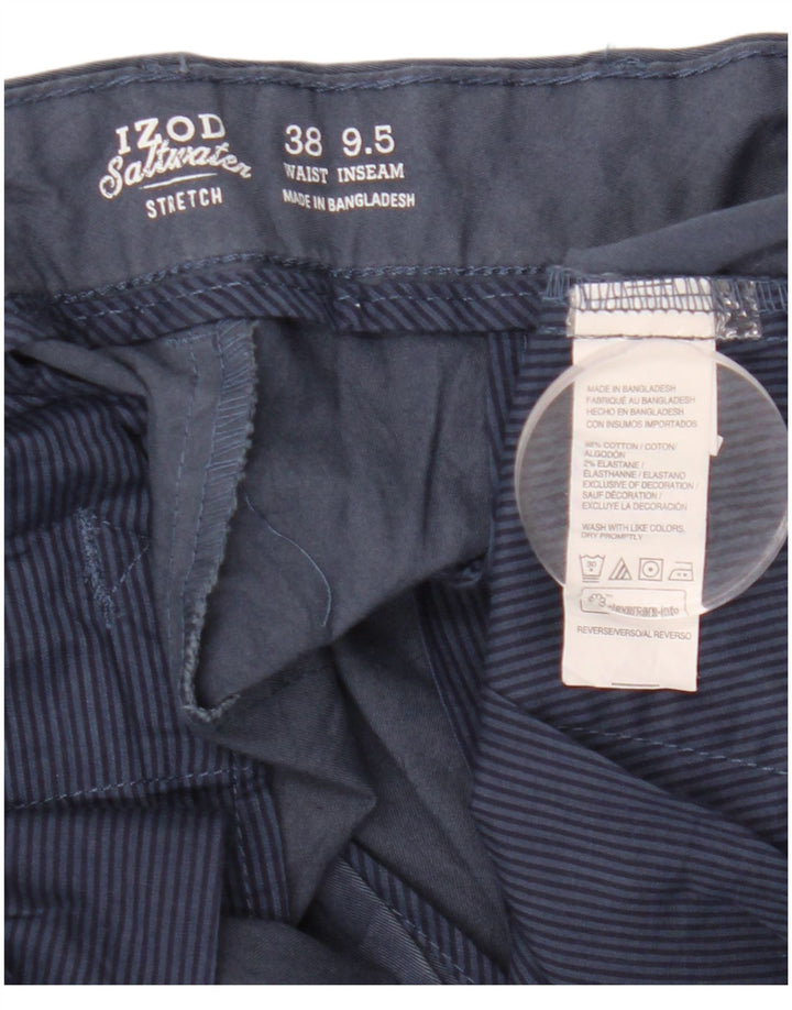 Męskie spodenki chino IZOD Salt Water Abstrakcyjny wzór W38 XL Granatowe