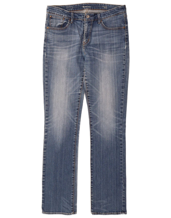 Damskie jeansy LEVI'S Demi Curve Classic Rise Straight W31 L34 Niebieska bawełna