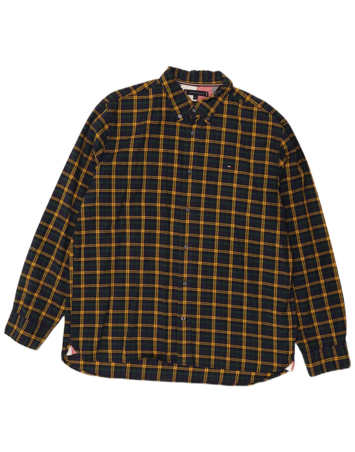 Koszula męska Tommy Hilfiger o regularnym kroju 2XL, wielokolorowa, bawełniana w kratę