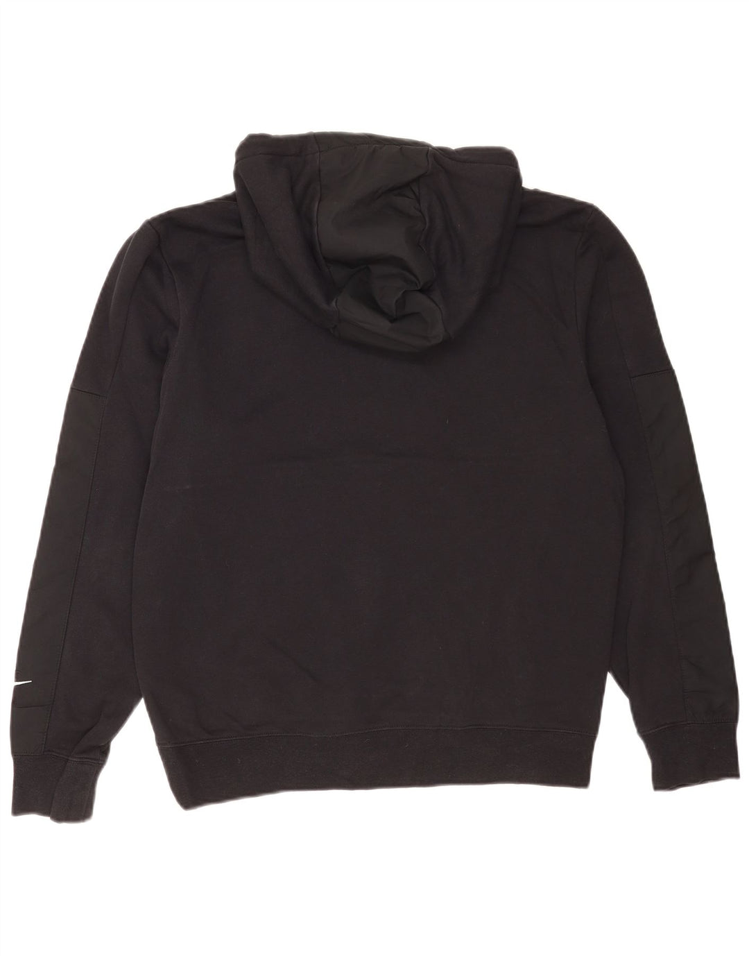 Męski sweter z kapturem Nike Graphic o regularnym kroju, mały, czarny, bawełniany