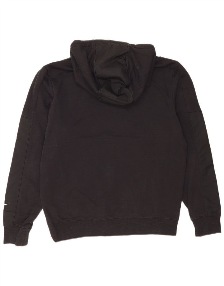 Męski sweter z kapturem Nike Graphic o regularnym kroju, mały, czarny, bawełniany