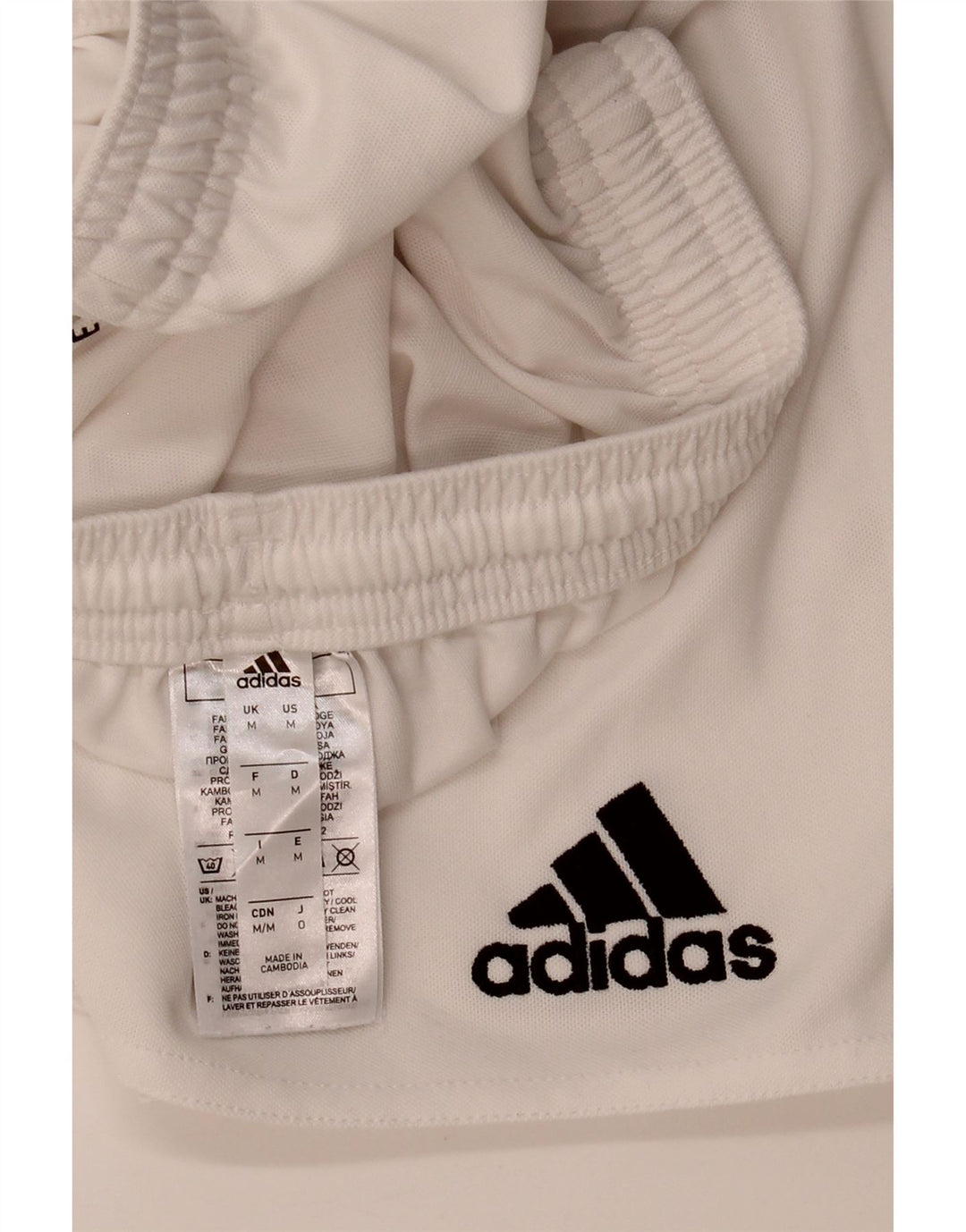 Męskie spodenki sportowe Adidas Aeroready, średni biały poliester