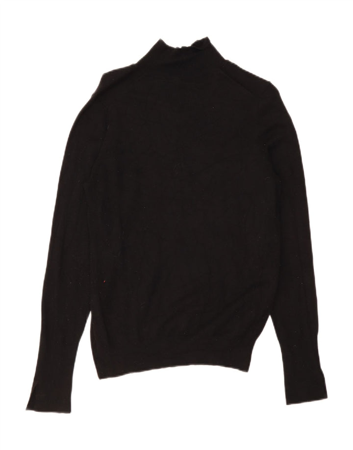 Sweter damski Zara z golfem UK 12, średni czarny