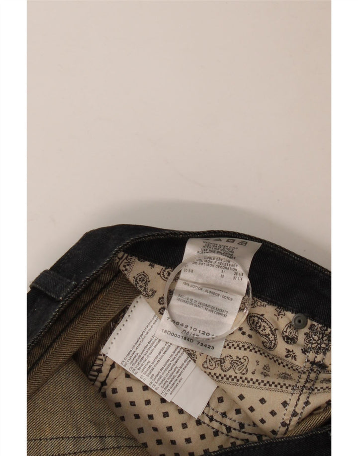 Męskie jeansy Vans Straight W28 L25 Granatowe, bawełniane