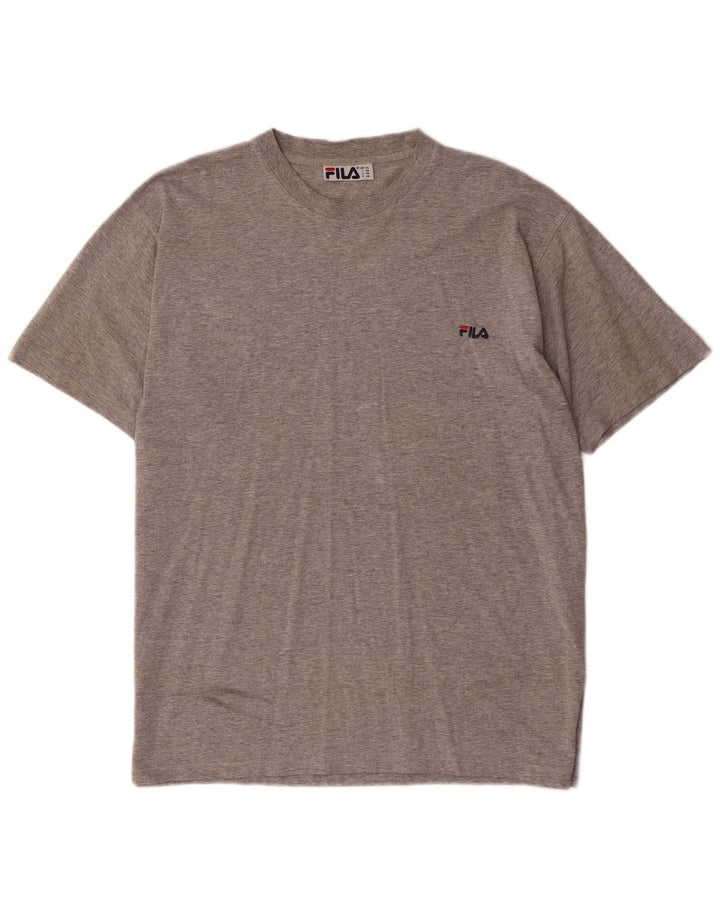 FILA Męska koszulka T-shirt XL, szara, nakrapiana
