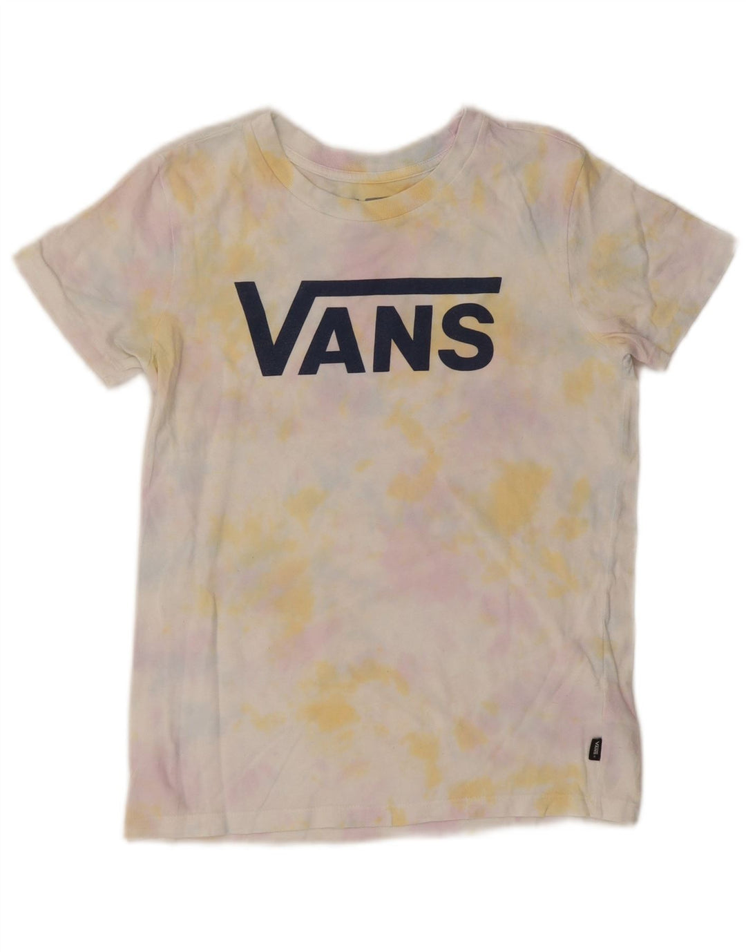 Damski T-shirt z grafiką VANS, UK 6 XS, wielokolorowy, bawełniany Tie Dye