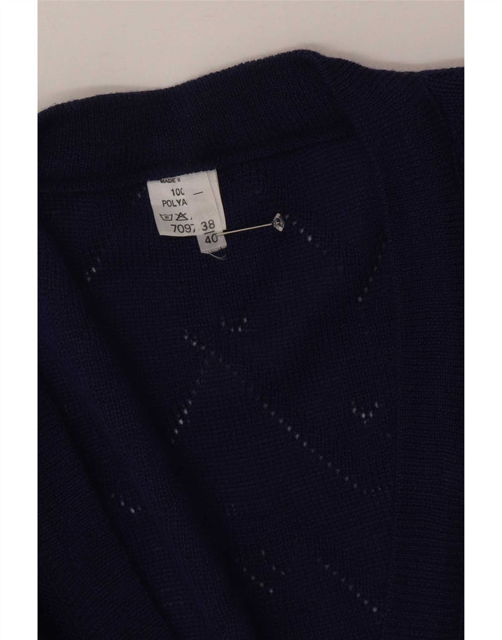 Sweter damski w stylu vintage, EU 38/40, średni niebieski Chevron, poliakryl