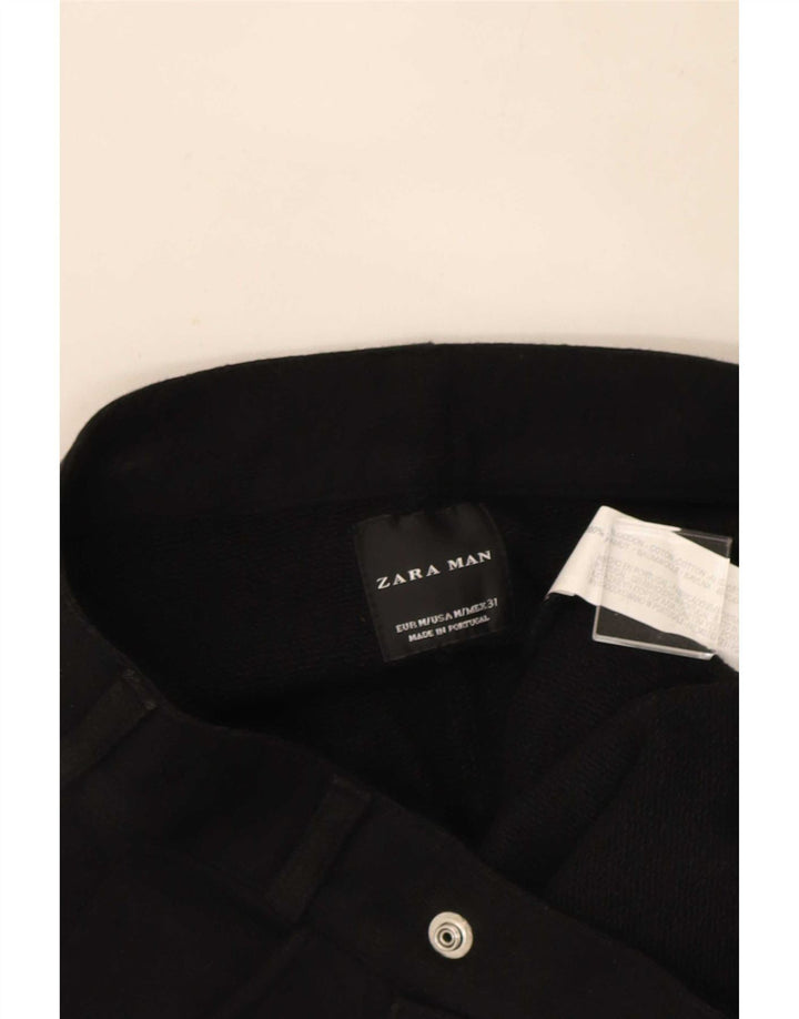 Męskie spodenki chino Zara, średnie W31, czarne, bawełniane