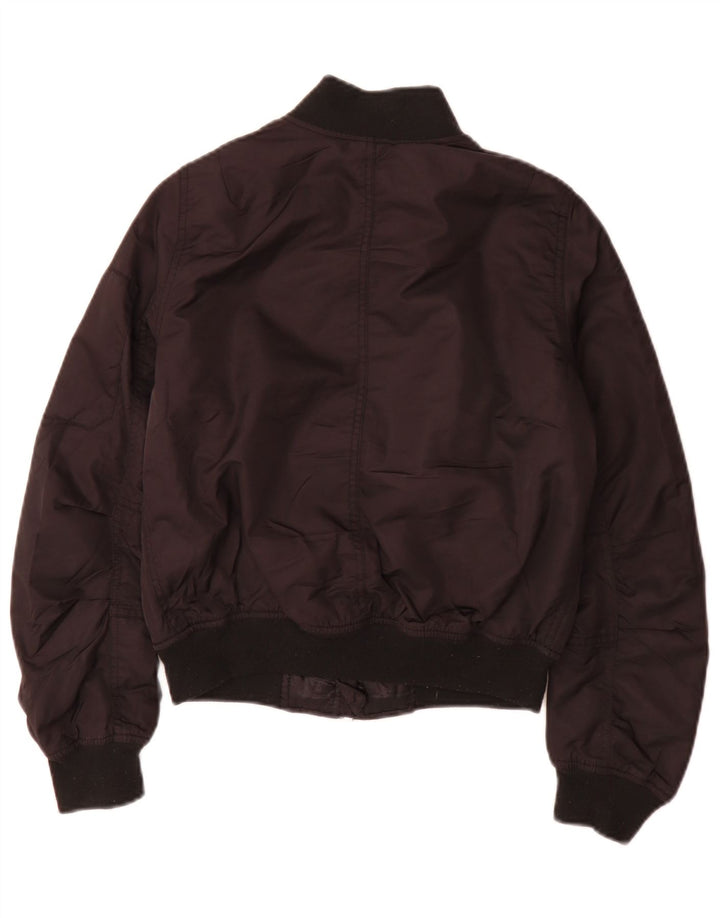 Damska kurtka bomberka oversize Topshop UK 6 XS, czarna, poliester
