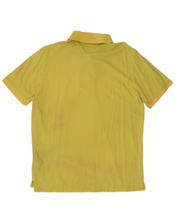 Męska koszulka polo Slim Fit Tommy Hilfiger, 2XL, żółta bawełna
