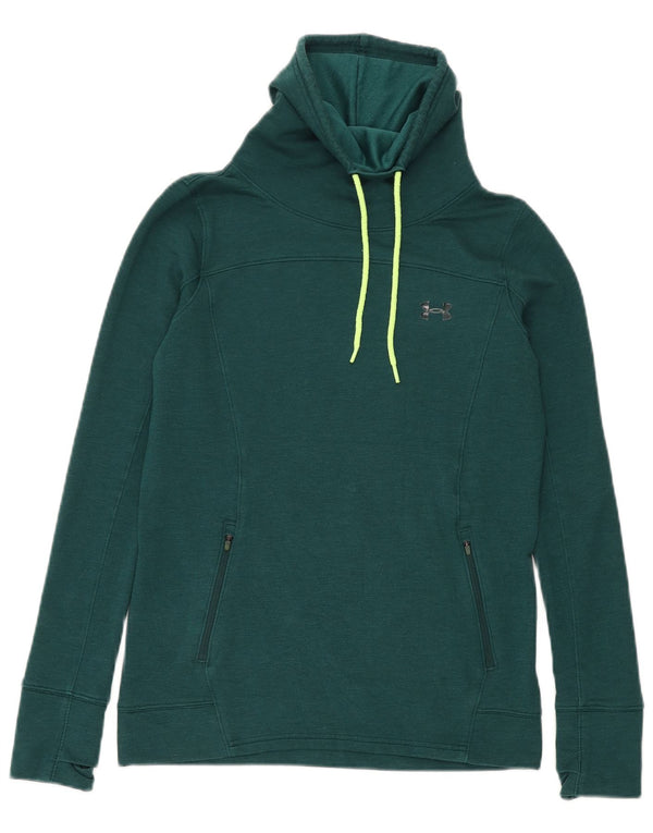 Damska bluza z golfem Under Armour UK 10, mała, zielona