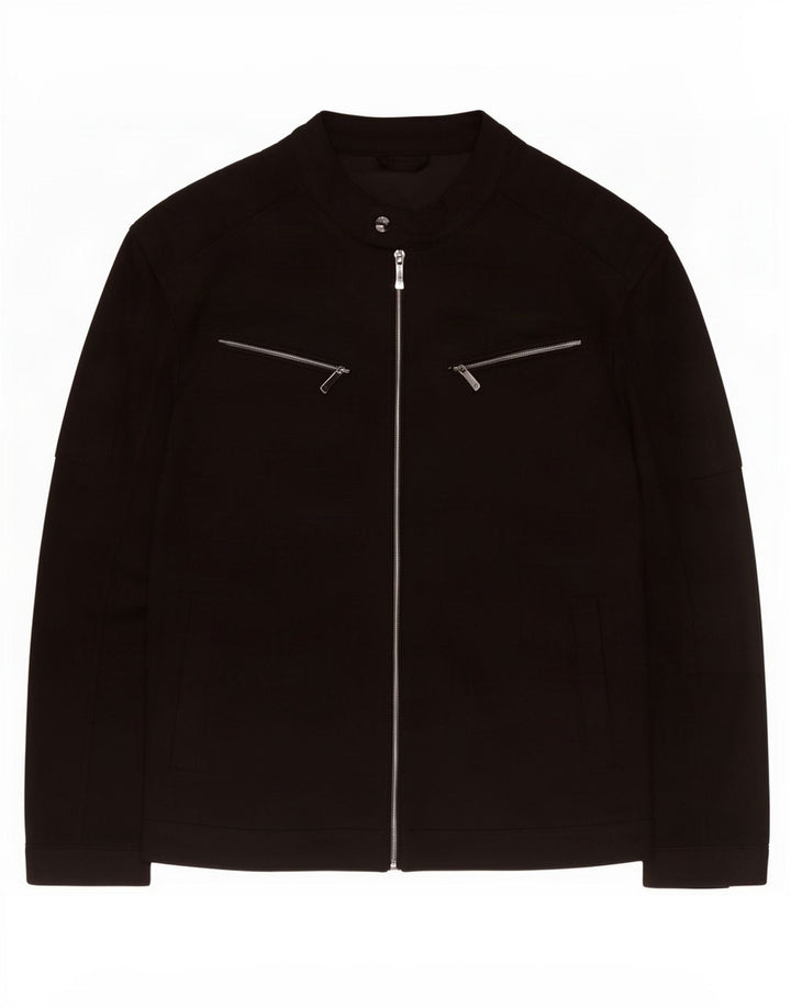 Męska kurtka użytkowa Zara UK 42 XL, czarna, poliester