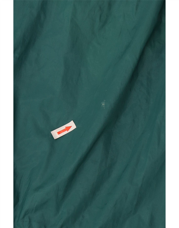 Męska kurtka przeciwdeszczowa Vintage Graphic UK 42 XL w kolorze zielonym
