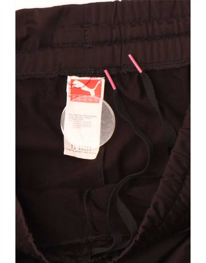 PUMA Womens Tracksuit Trousers UK 14 Large  Black Polyester Vintage Puma and Second-Hand Puma from Messina Hembry 