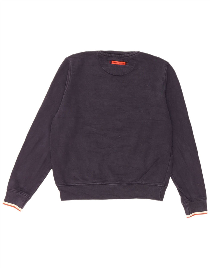 Bluza chłopięca Blauer z grafiką, 13-14 lat, duża, granatowa, bawełniana