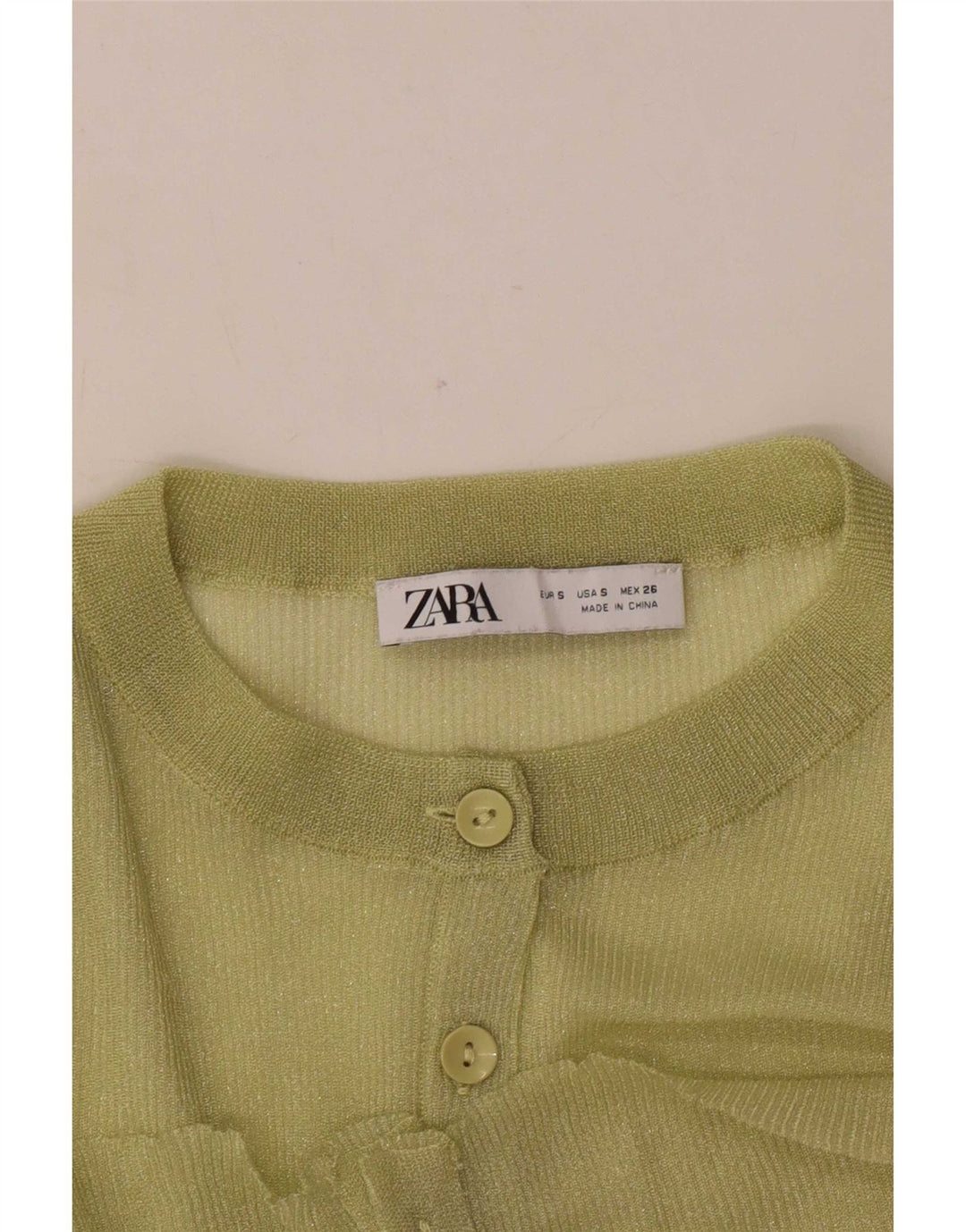 Damski sweter oversize Zara UK 10 Small Green