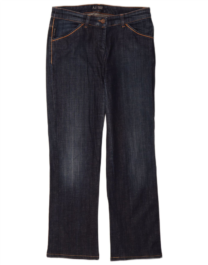 Damskie jeansy Bootcut Armani W28 L31 granatowe