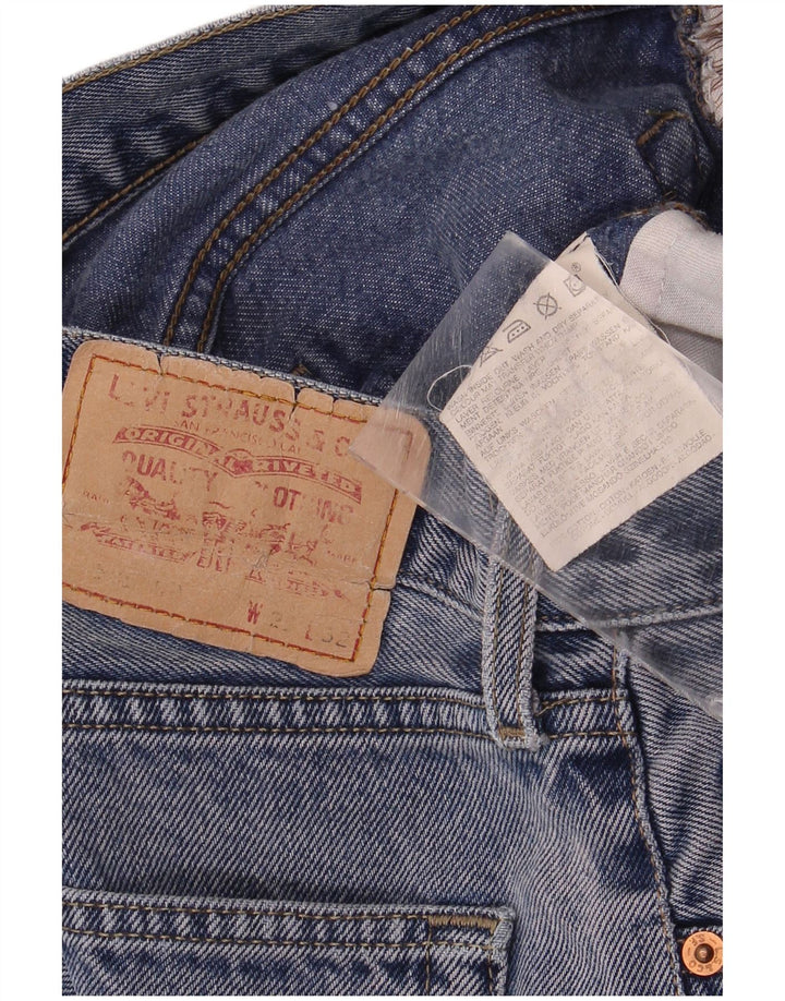 Męskie proste dżinsy Levi's W29 L28 Niebieskie bawełniane