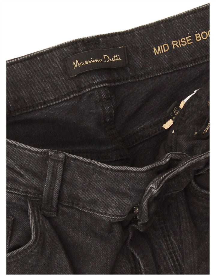 Jeansy damskie Massimo Dutti Mid Rise Bootcut EU 38 Small W28 L32 Szare