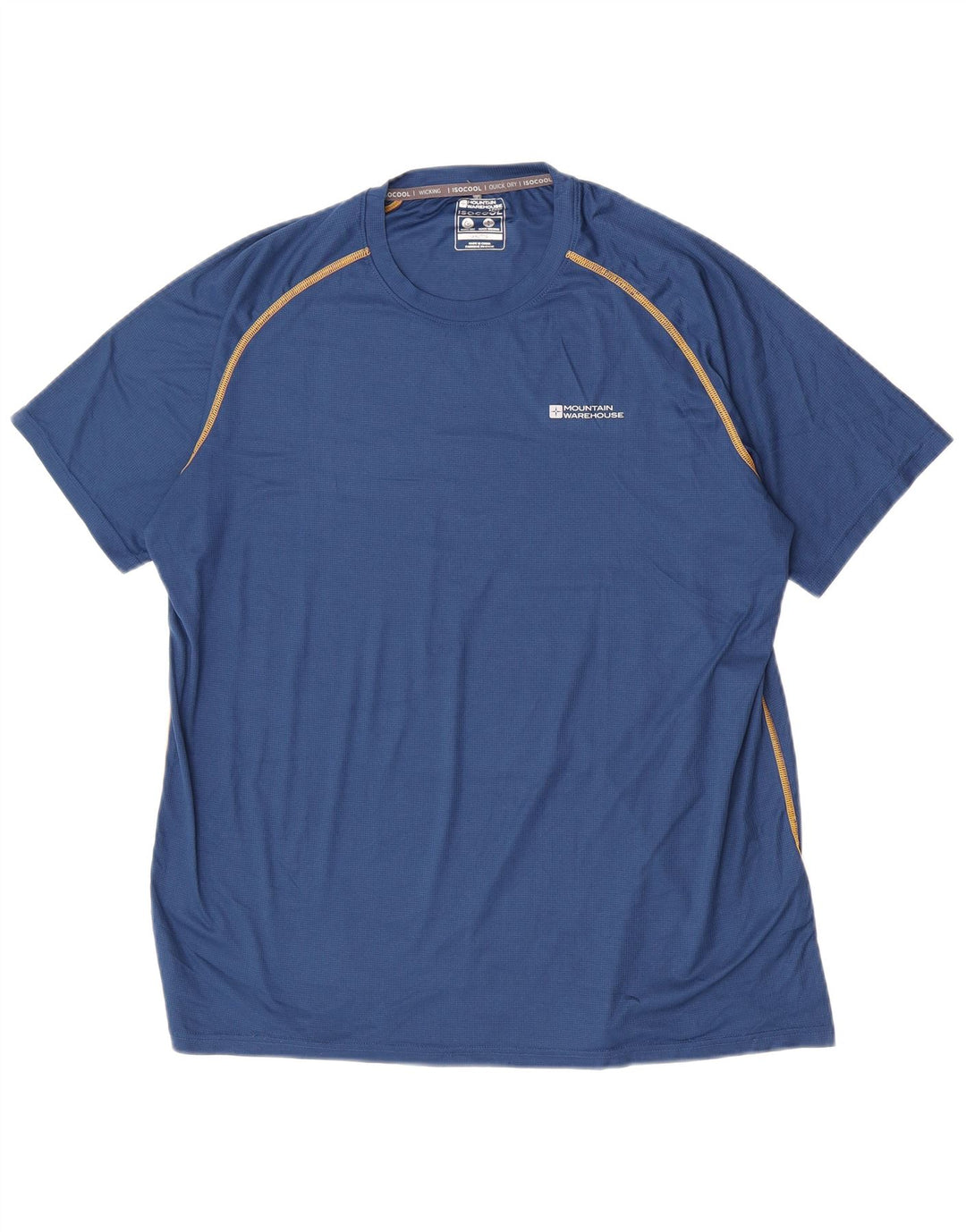 T-shirt męski Mountain Warehouse, 2XL, niebieski poliester