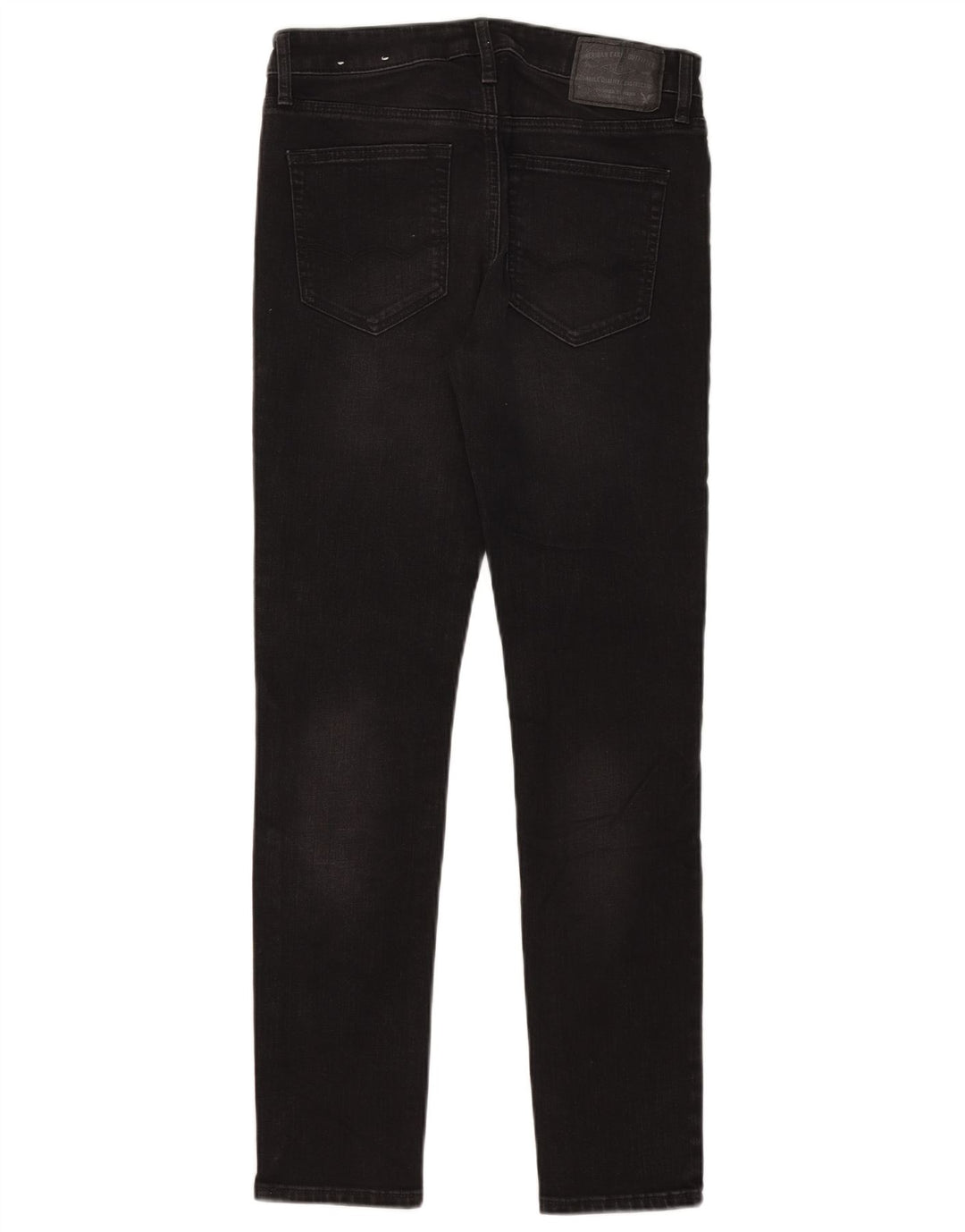 Damskie jeansy skinny American Eagle W30 L30 Czarne bawełniane
