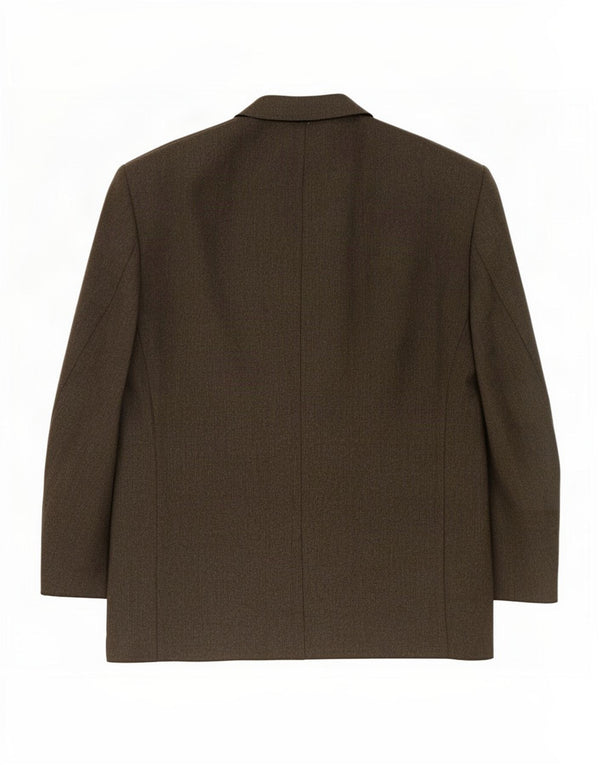Męska marynarka dwurzędowa Marks & Spencer, rozmiar 46 XL, brązowa
