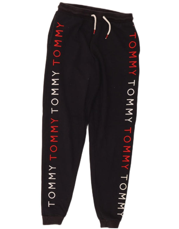 Damskie spodnie dresowe Tommy Hilfiger Graphic Joggers UK 8 Small Black